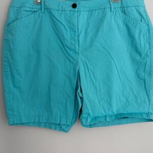 Talbots Bright Turquoise Bermuda Shorts